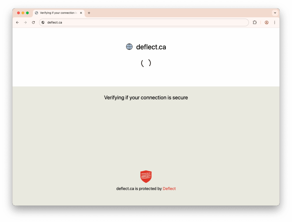 Deflect Challenger Page